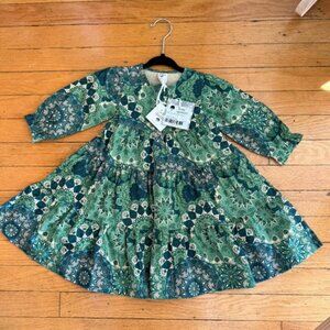 Kate Quinn long sleeve prairie dress NWT 12-18m